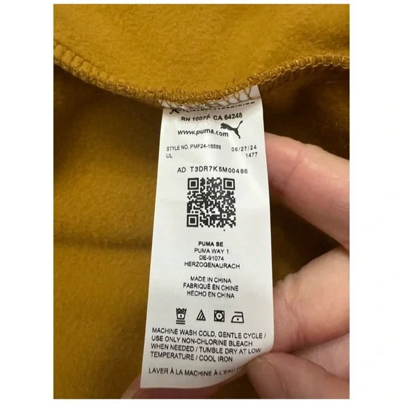 PUMA POLAR HOODED FLEECE FULL ZIP JACKET